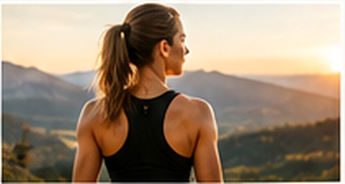 Active adult focused on wellness